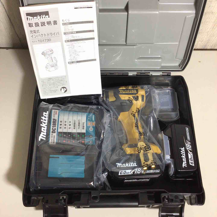 ☆マキタ(makita) コードレスインパクトドライバー TD173DGXPY LTX20周年限定色 プレミアムイエロー【戸田店】