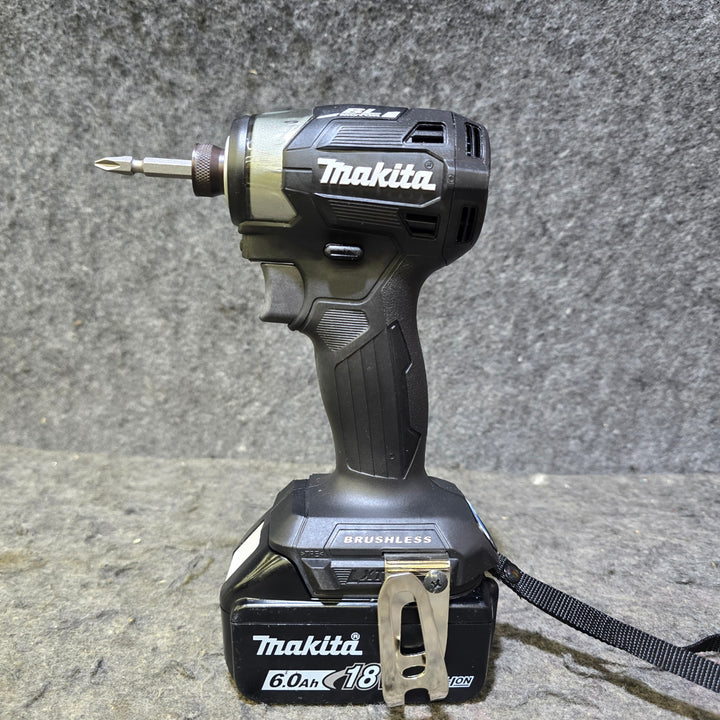 【未使用本体+中古18V 6.0Ahバッテリのセット品！】マキタ(makita) コードレスインパクトドライバー TD173DZB【桶川店】