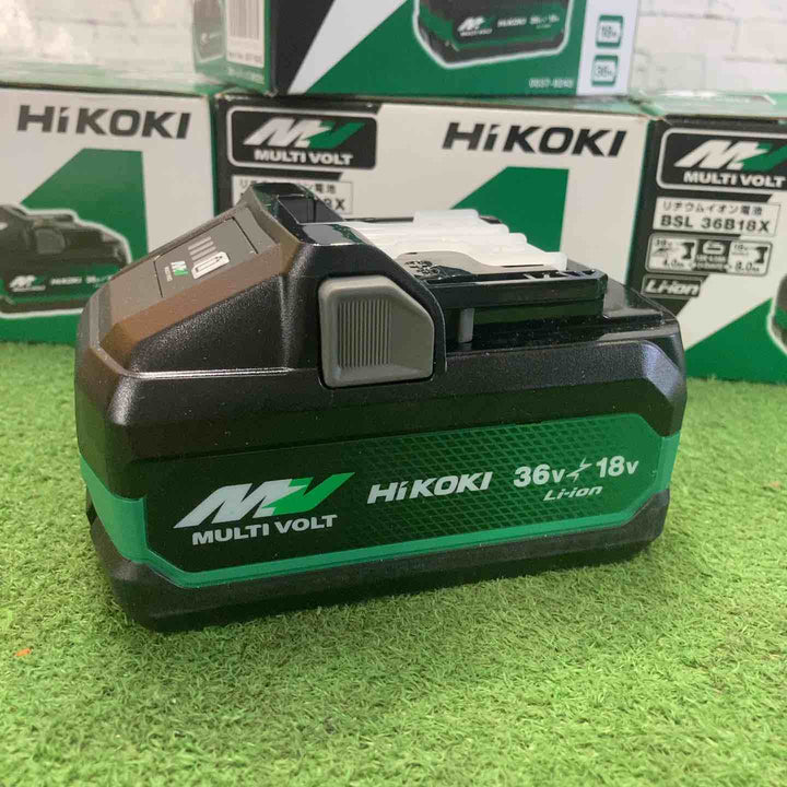 【未使用品】ハイコーキ(HIKOKI ※旧:日立工機) リチウムイオンバッテリー 36V/4.0Ah BSL36B18X 4個セット