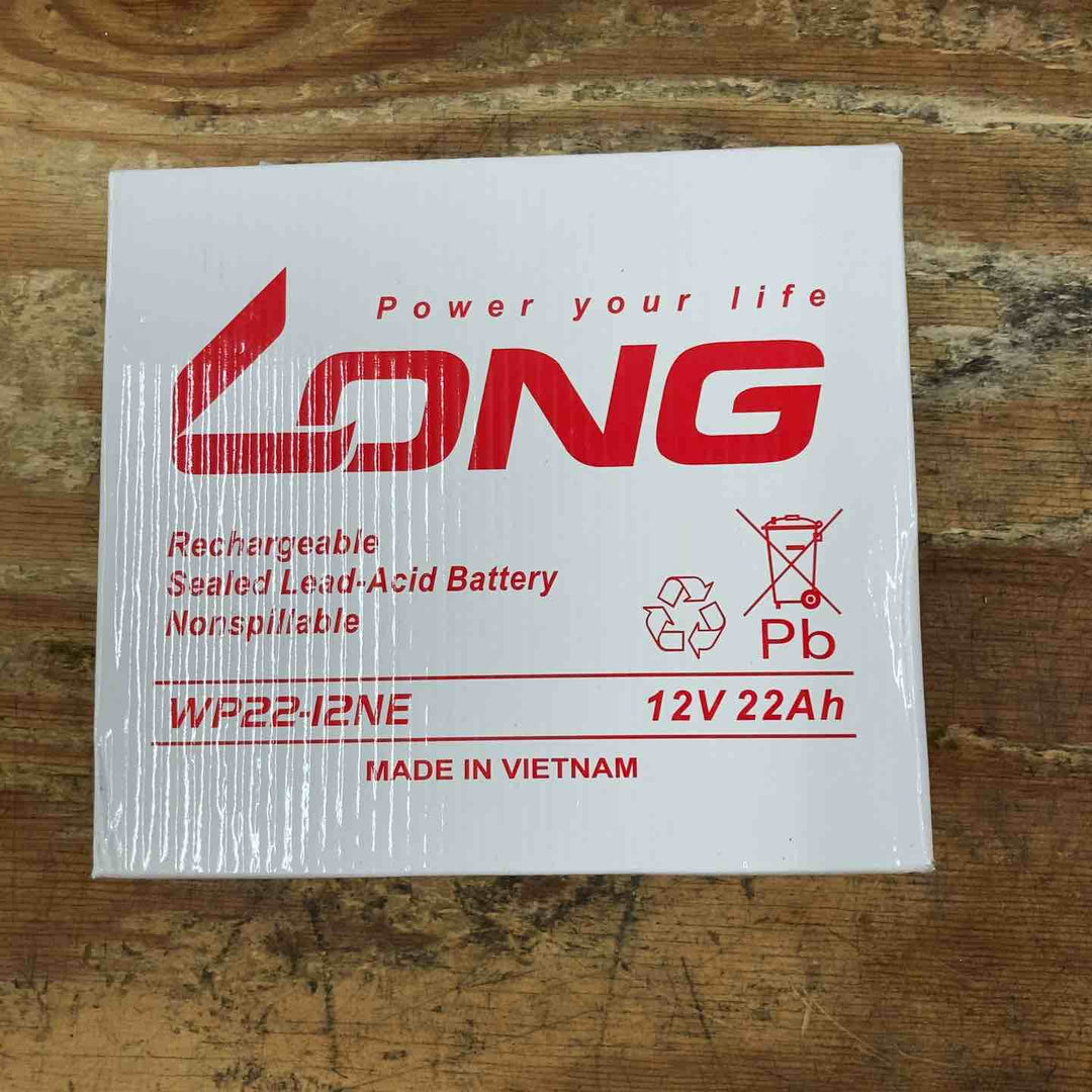 ◇LONG 制御弁式鉛蓄電池 UPS 非常電源用 WP22-12NE【柏店】