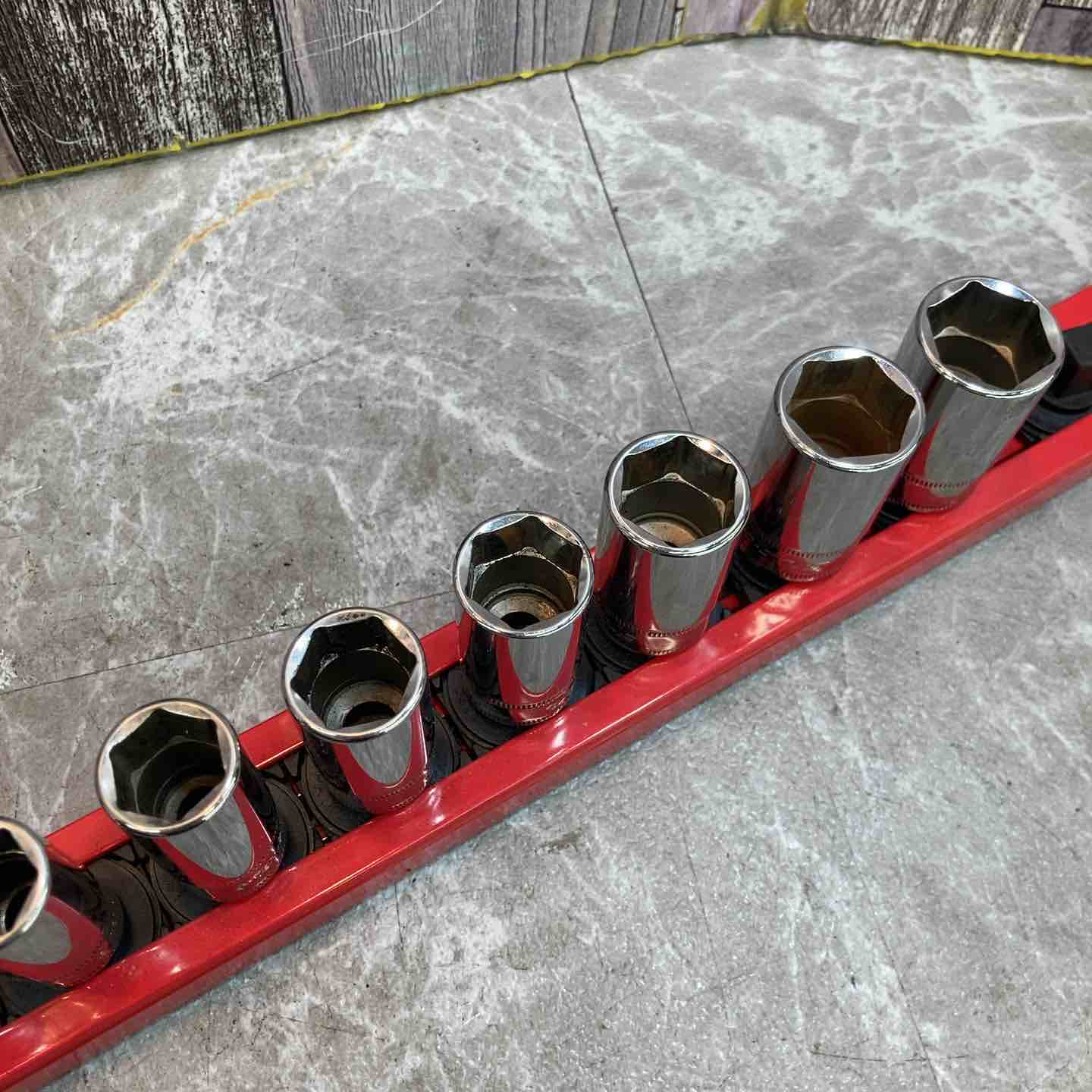 Snap-on スナップオン 3/8セミディープソケットセット 12個 FSMS8-19