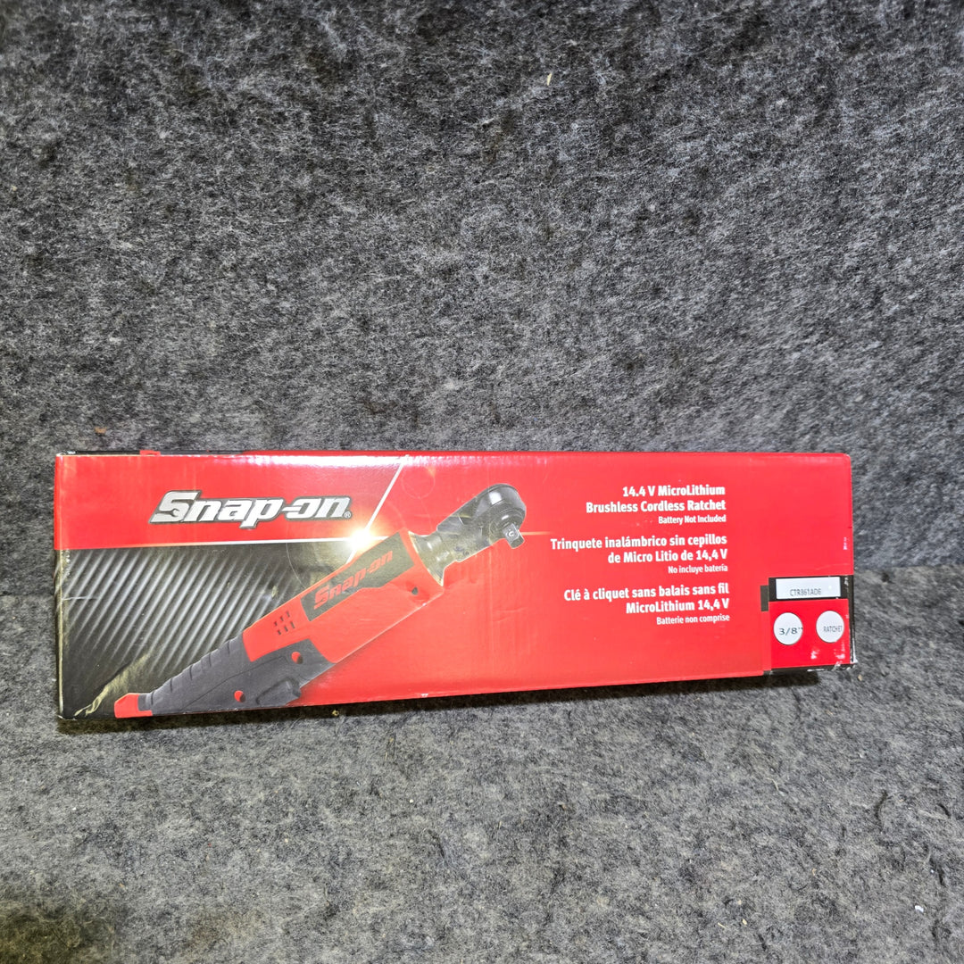 【未使用品】スナップオン(Snap-on) コードレスラチェットレンチ CTR861ADB レッド 本体のみ【桶川店】