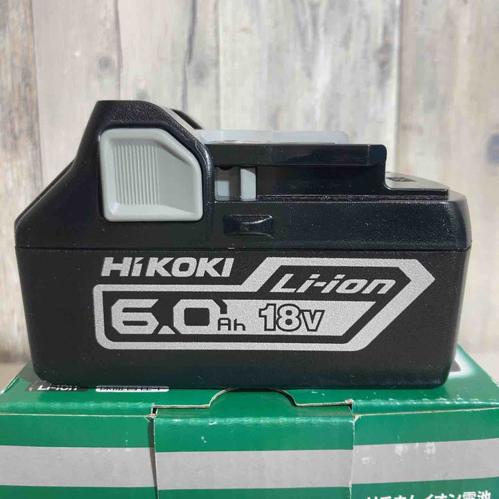 ▼ハイコーキ(HIKOKI ※旧:日立工機) リチウムイオンバッテリー 18V/6.0Ah BSL1860 2個 純正 保管品【戸田店】