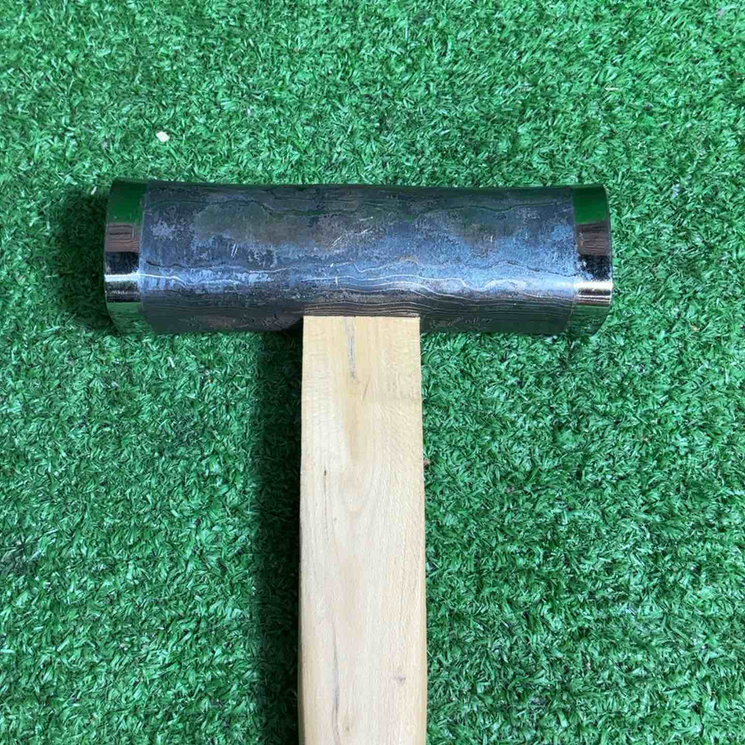 道心斎正行 玄翁  四角 鋼付 黒木目 150匁 グミ柄 中古品【藤沢店】