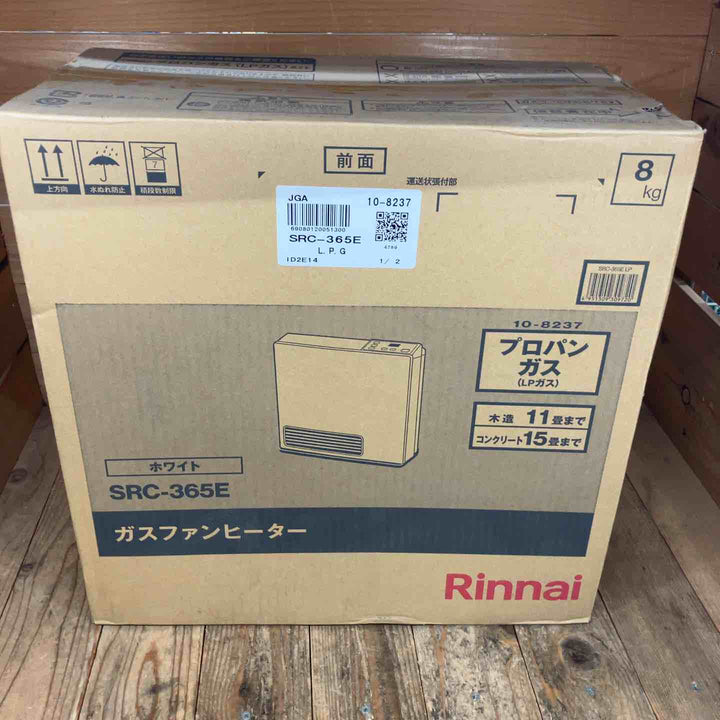 【未使用品】リンナイ(Rinnai) ガスファンヒーター SRC-365E ホワイト 木造11畳 コンクリート15畳【所沢店】