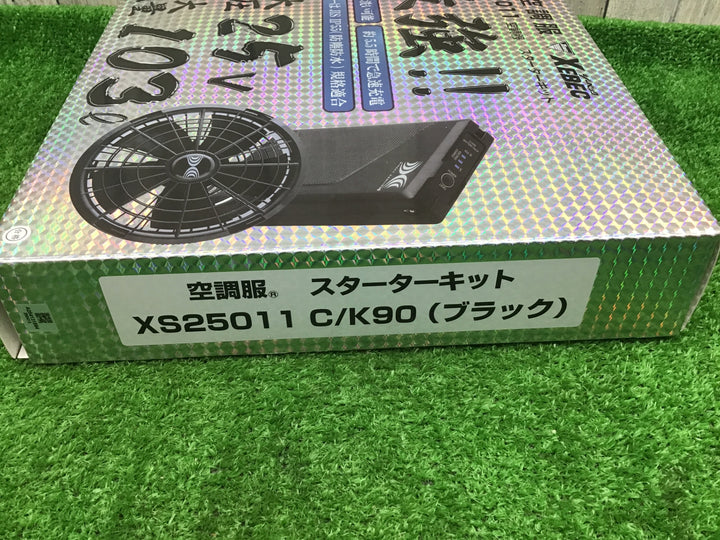 XEBEC　空調服スターターキット　脇ファン　3L長袖ブルゾンセット　XS25011　XE98012S【富山店】♪レ