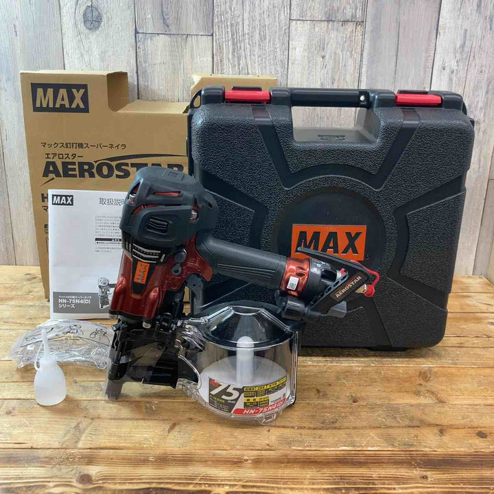 【未使用(店頭展示品)】限定特価★マックス(MAX) 高圧エア釘打ち機 HN-75N4(D)-R【東大和店】