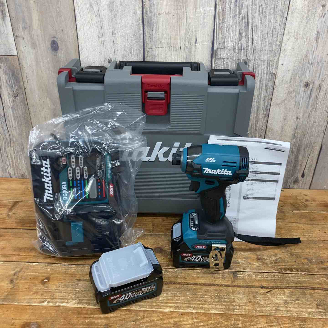 【未使用店頭展示品】 マキタ(makita) 40V コードレスインパクトドライバ TD003GRAX フルセット 【東大和店】