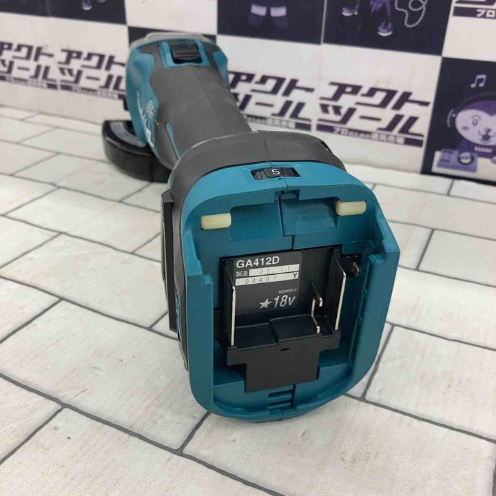 ★マキタ(makita) 100mmコードレスディスクグラインダ GA412DZ【所沢店】