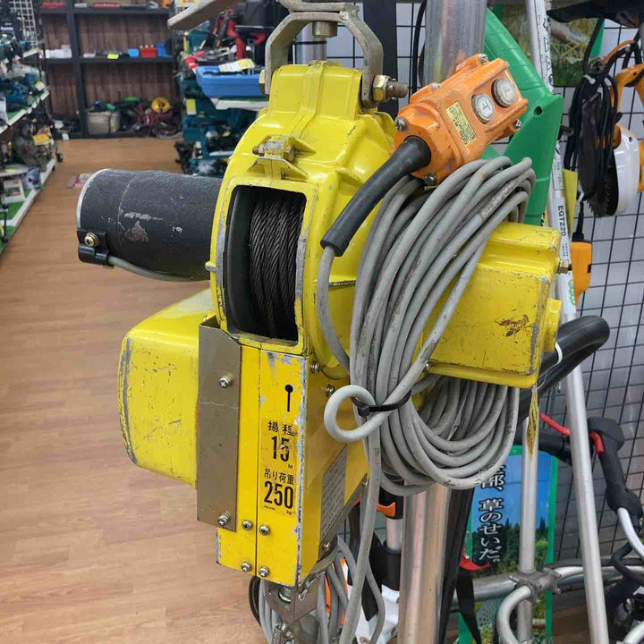◇トーヨーコーケン(TKK) 電動ウインチ(ワイヤー) ベビーホイスト  BH-815【岩槻店】