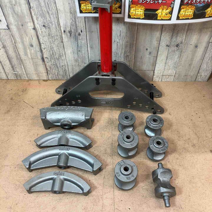 【中古品】 理研パイプベンダーRPB-2/カクタス(CACTUS)/フジ(FUJI)  ウス ×4 コマ×6付 パイプ加工機 【東大和店】