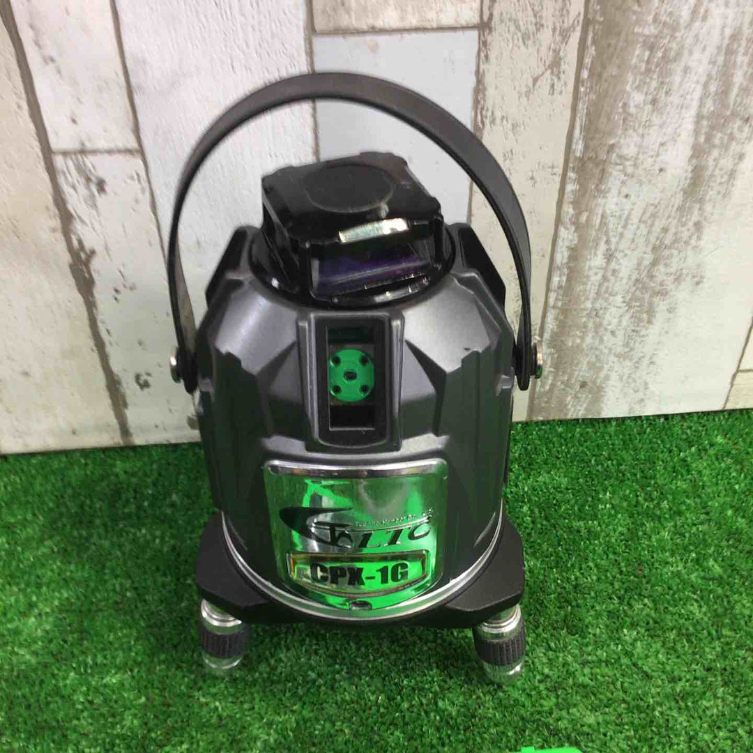 ◇レーザーテクノ グリーンレーザー墨出し器 CPX-1G フルライン電子整準【町田店】