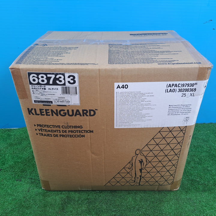 日本製紙クレシア クリーンガード A40 ツナギ服 XLサイズ 25枚入り【岩槻店】