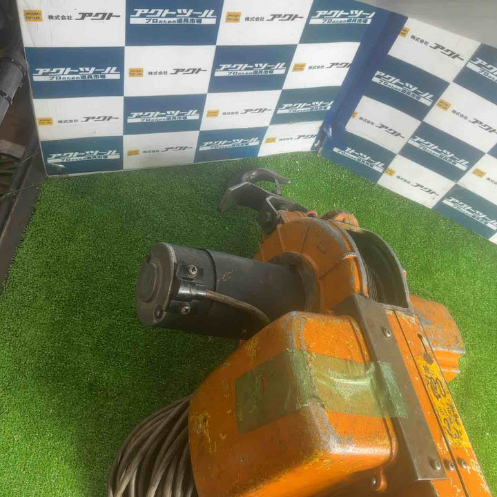 ◇トーヨーコーケン(TKK) 電動ウインチ(ワイヤー) ベビーホイスト BH-820 安全装置バー割れてる  安全装置効かない 【草加店】