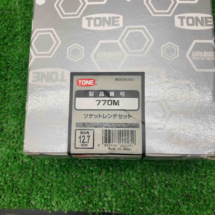 トネ(TONE) ソケットレンチセット 差込角12.7mm(1/2") 770M 内容16点 シルバー【川越店】