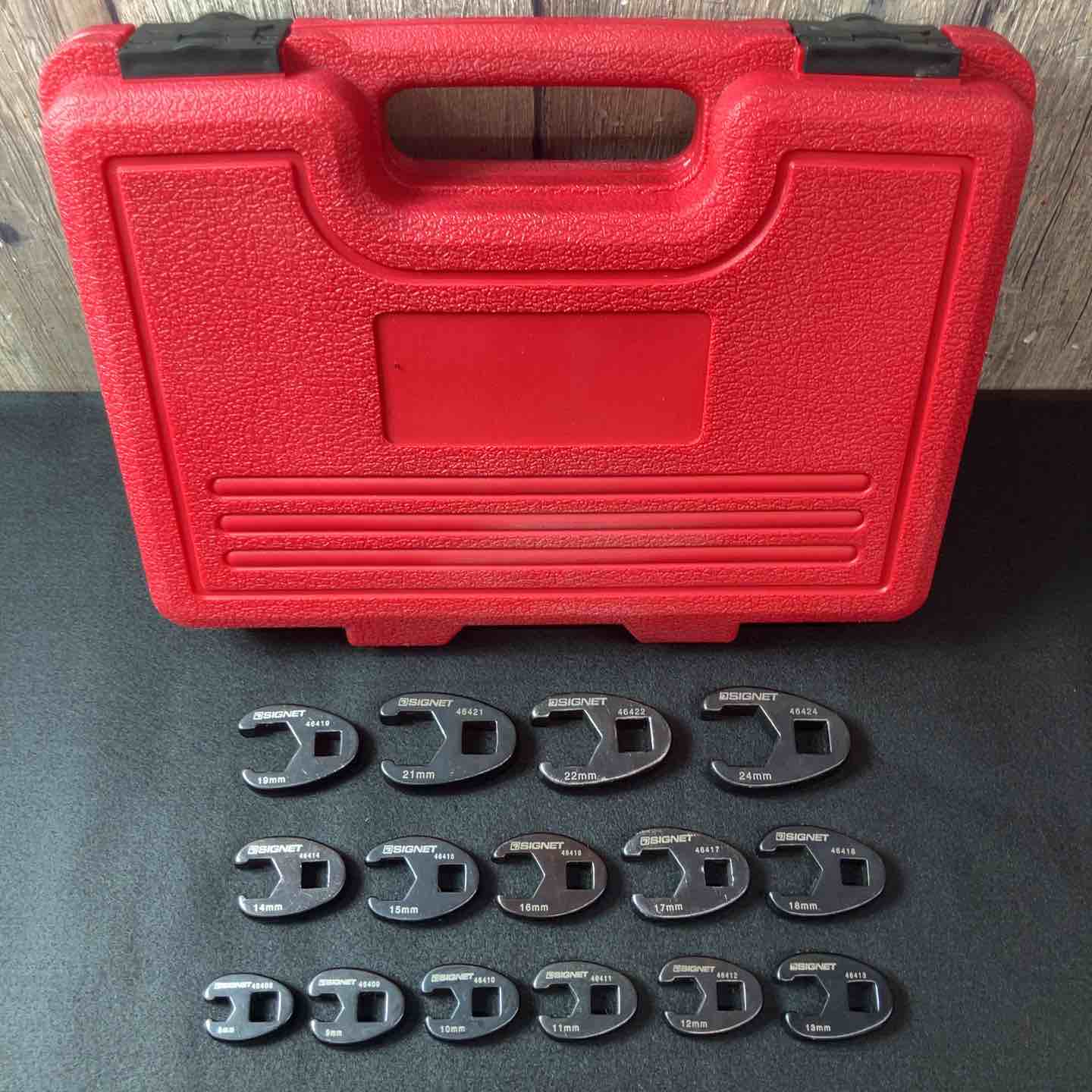 【中古品】 シグネット(SIGNET) 15PC クローフットレンチセット♯46905 【東大和店】 中古品】 シグネット(SIGNET) 15PC クローフットレンチセット♯46905