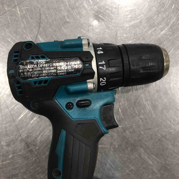 【】★マキタ(makita) コードレスドリルドライバー DF487DZ 保証なし【川口店】