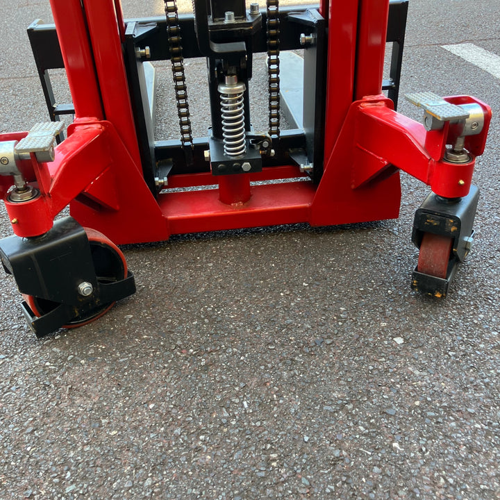 【店頭受取り限定】ロジスティッカー Logisticar 油圧ハンドフォークリフト SYC2020 耐荷重2000㎏ 最大高さ2000mm【越谷店】