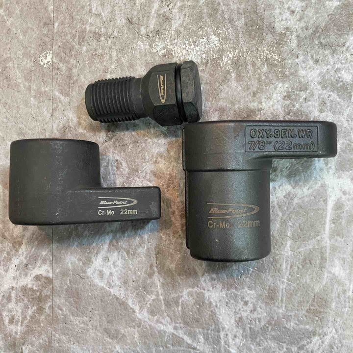 【中古品】ブルーポイント/BluePoint ラムダセンサーソケット セット 22mm 5ピース M18 Blue-Point ITC4993A【八潮店】