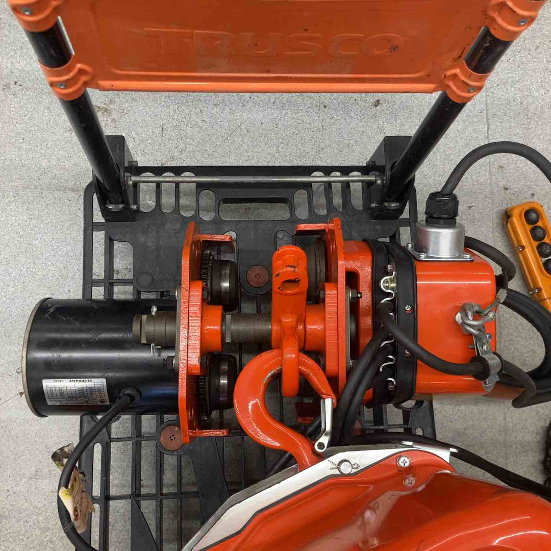 【店頭受取り限定】◇象印 エレファント 電動チェーンブロック ホイスト FB41ｔ トロリー付き【八潮店】
