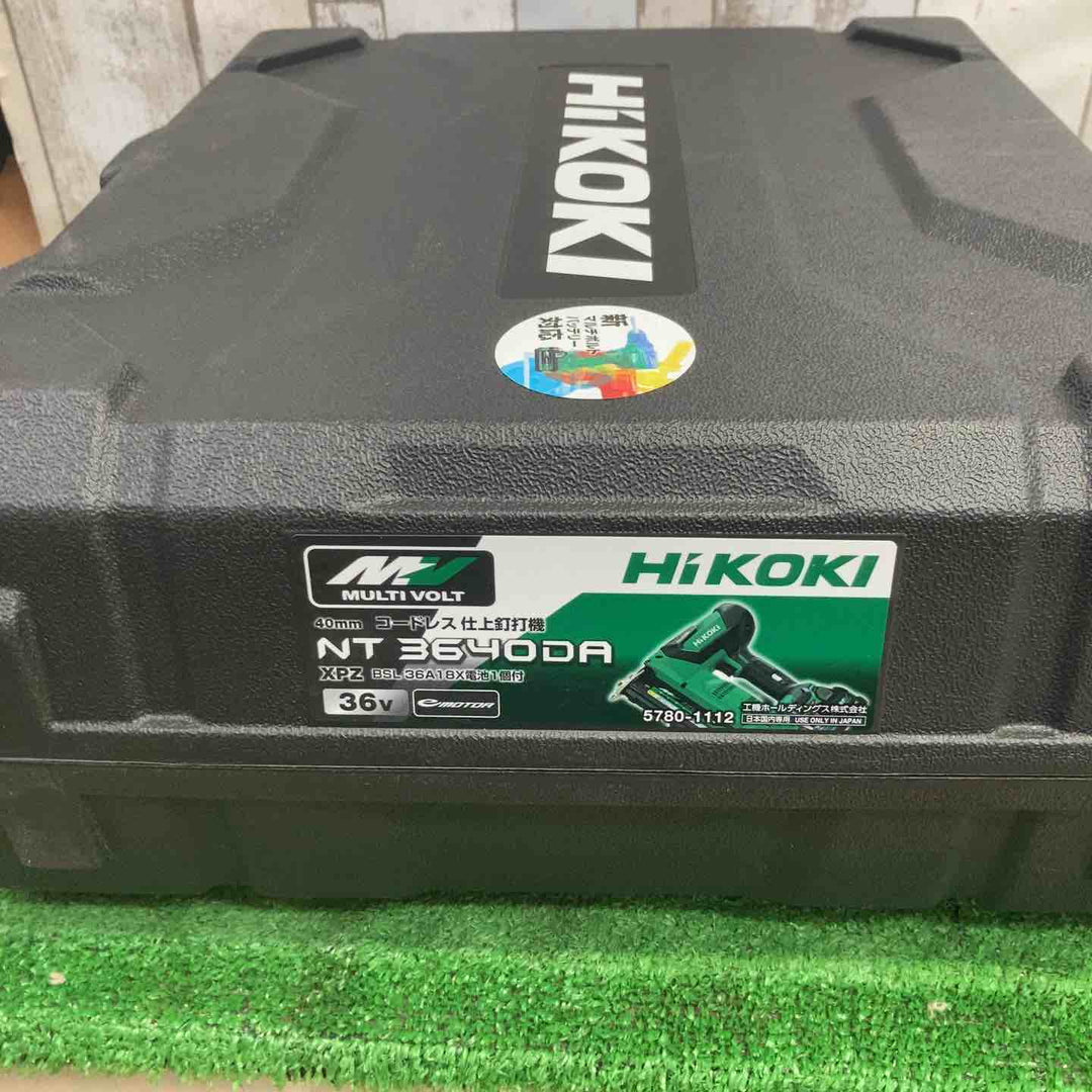 ★ハイコーキ(HIKOKI ※旧:日立工機) コードレスフィニッシュネイラ NT3640DA(XPZ)【町田店】
