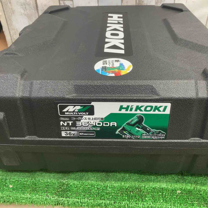 ★ハイコーキ(HIKOKI ※旧:日立工機) コードレスフィニッシュネイラ NT3640DA(XPZ)【町田店】
