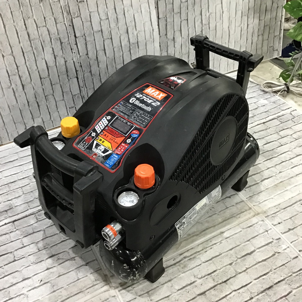 MAX マックス 高圧エアーコンプレッサ AK-HH1270E2 ブラック MAX/マックスAK-HH1270E2 高圧エアーコンプレッサー : 無限堂