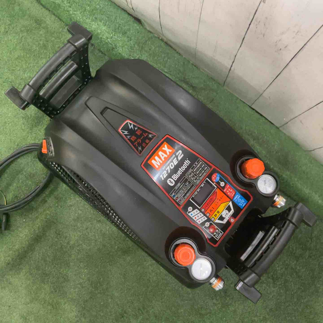 ★マックス(MAX) エアコンプレッサー AK-HH1270E2_ブラック 動作確認済【川口店】