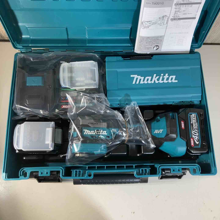 ★マキタ(makita) 40Vmax コードレスマルチツール TM001GRDX 純正バッテリー付属【戸田店】