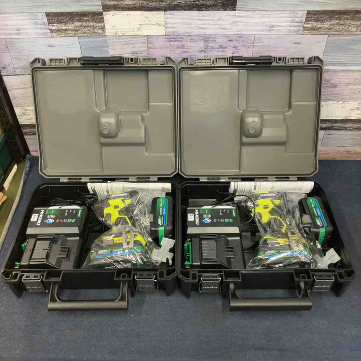 ハイコーキ(HIKOKI ※旧:日立工機) コードレスインパクトドライバ スパイダーイエロー WH36DD(2XHYSZ) 2台セット【八潮店】