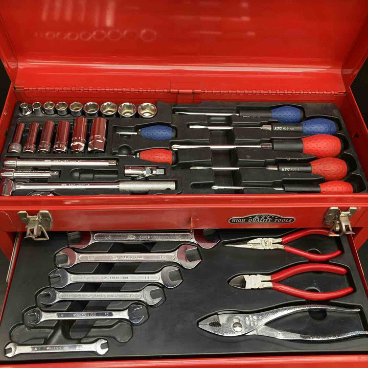 ◇KTC ツールボックス 3段引出し SKX1203 工具箱【川越店】
