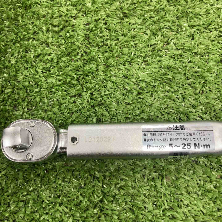 ◇トネ(TONE) プレセット形トルクレンチ T3MN25-QL 差込角9.5mm(3/8")【川崎店】