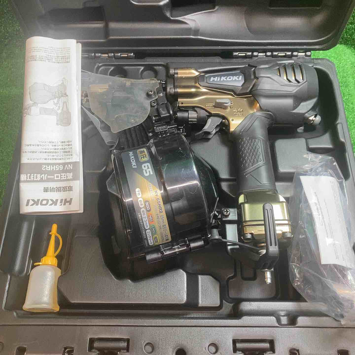 ★ハイコーキ(HIKOKI ※旧:日立工機) 高圧エア釘打ち機 NV65HR2(N)【川越店】