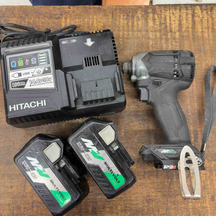 ★ハイコーキ(HIKOKI ※旧:日立工機) コードレスインパクトドライバー WH36DC(2XPSZ)(B)【八潮店】