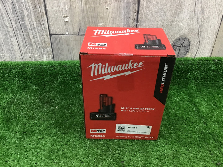 ◇ミルウォーキー(milwaukee) M12 バッテリー M12B4 JP 12V/4.0Ah【富山店】