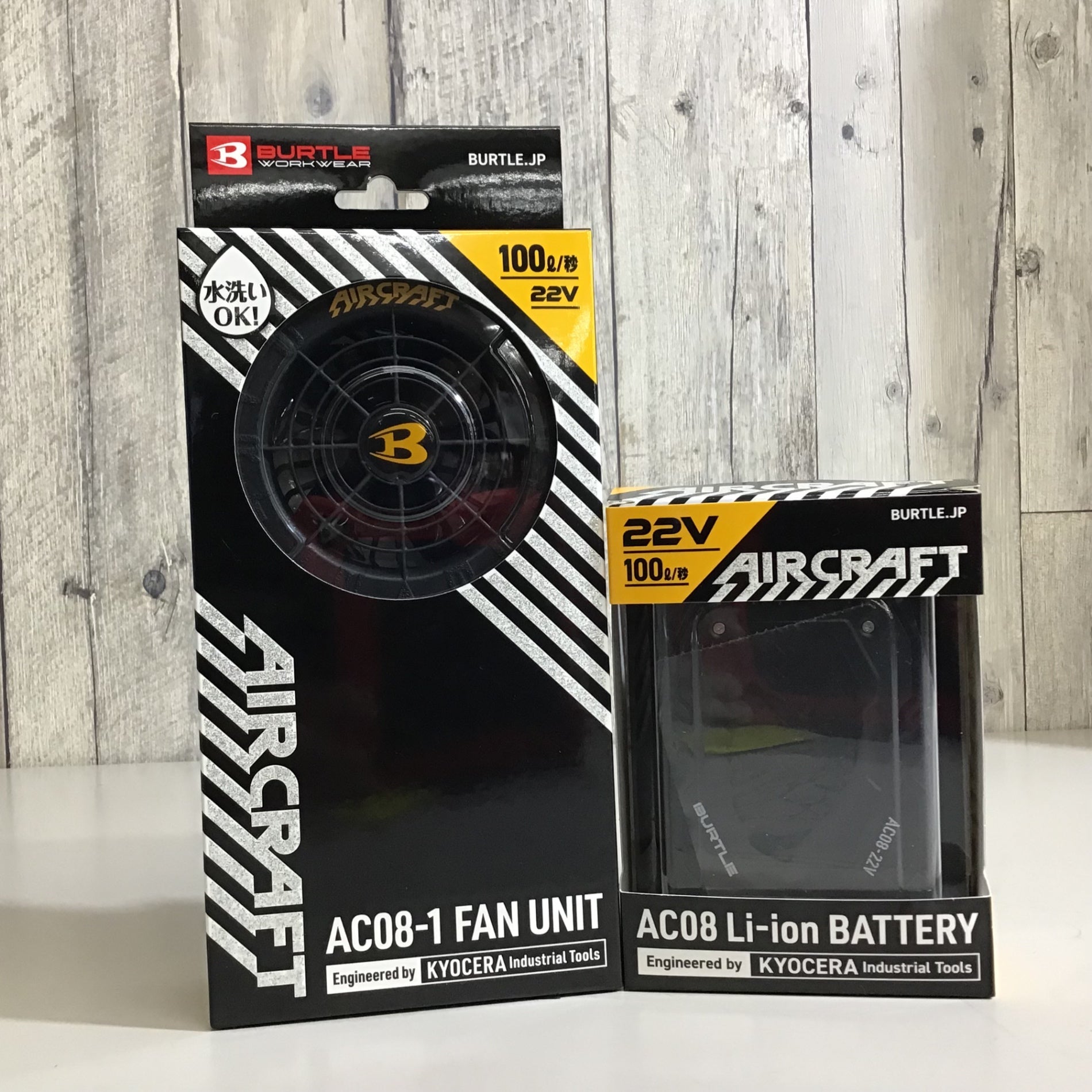 未使用品】 ☆送料無料☆ BURTLE バートル AIRCRAFT 22V AC08 AC08-1