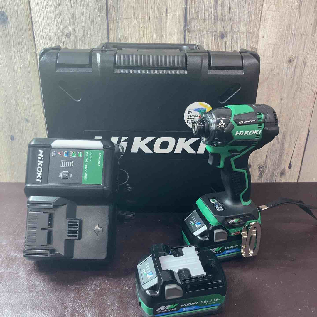 【未使用(店頭展示品)】ハイコーキ(HIKOKI ※旧:日立工機) コードレスインパクトドライバー WH36DC(2XPSZ)(L)【東大和店】