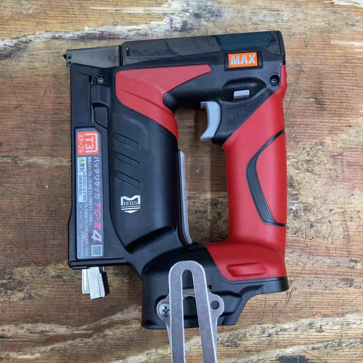 【未使用品】マックス(MAX) コードレスタッカ TG-Z4-BC/1850A 18V/14.4V 兼用 18Vバッテリー、充電器付き【柏店】