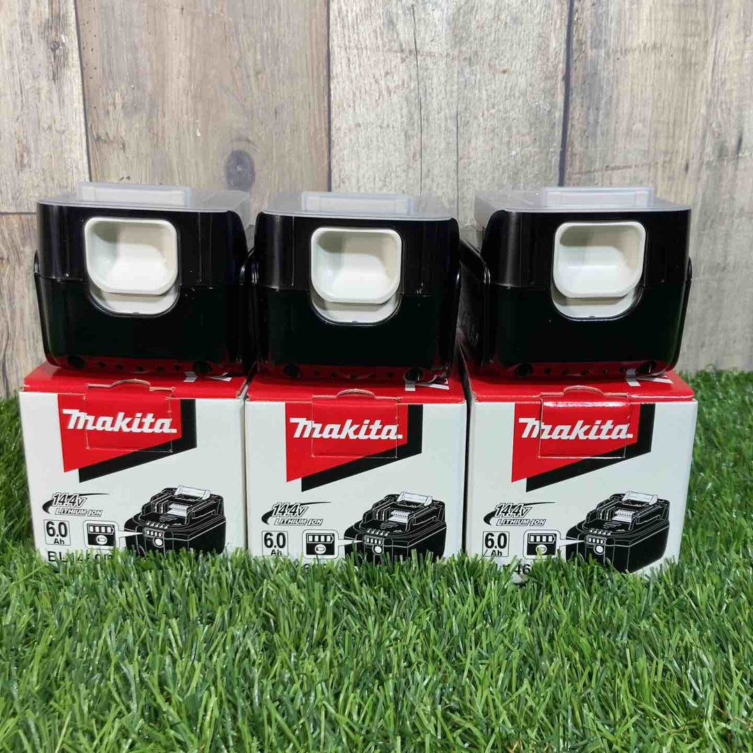 ▼マキタ(makita) リチウムイオンバッテリー 14.4V/6.0Ah BL1460B3個セット【戸田店】