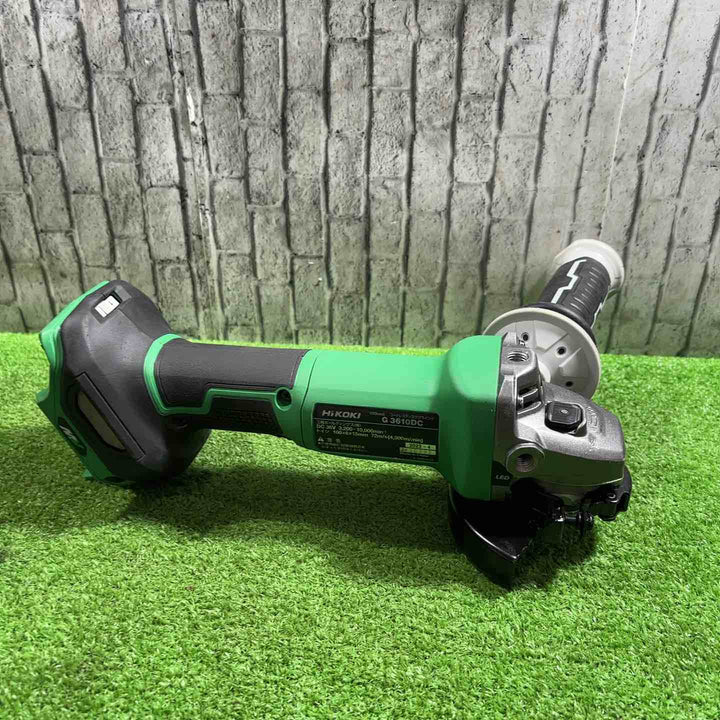 ★ハイコーキ(HIKOKI ※旧:日立工機) 100mmコードレスディスクグラインダ G3610DC(NN)【川口店】