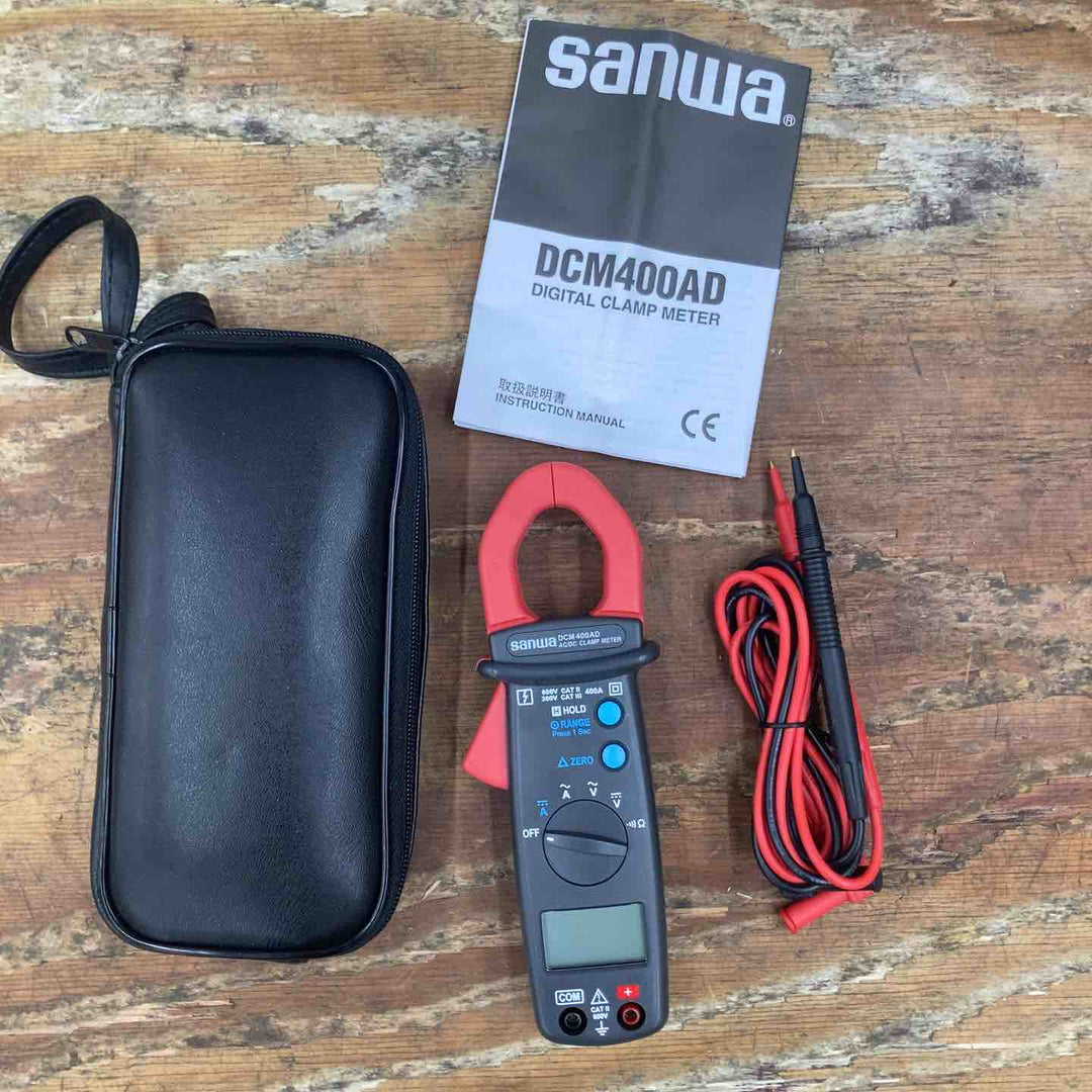 ◇三和電気計器(サンワ/sanwa) DC/AC両用デジタルクランプメータ DCM400AD【柏店】