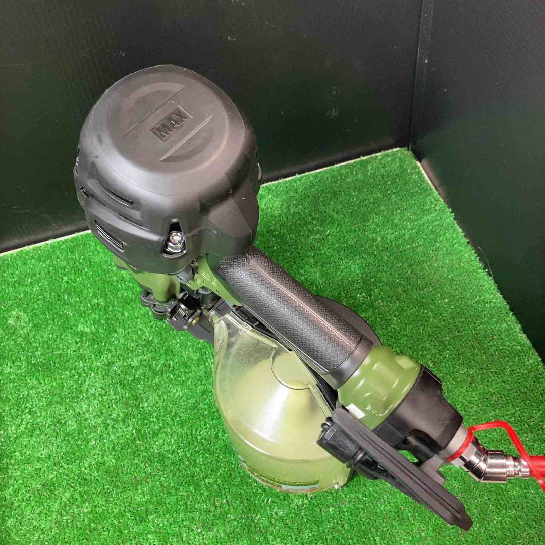 ★マックス(MAX) 高圧エア釘打ち機 HN-90N6(D)_ミリタリーグリーン【岩槻店】