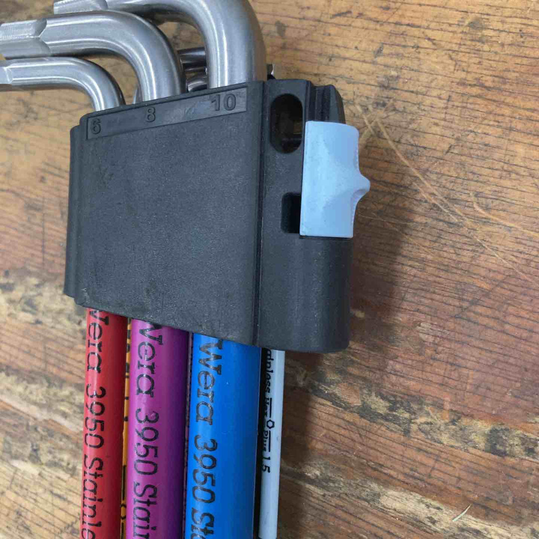 ◇Wera 3950/9 ステンレス製 ヘックスプラス 六角レンチ 9本セット マルチカラー【柏店】