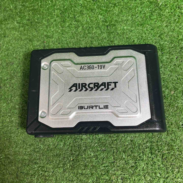 ◇バートル (BURTLE) エアークラフト 19Vリチウムイオンバッテリー ブラック AC360 35 F AC360-19V  空調服用【藤沢店】
