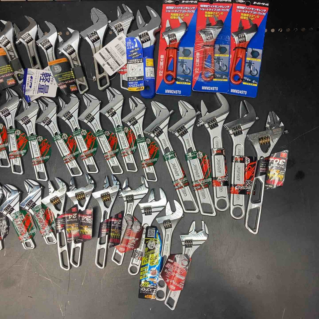 ▼モンキーレンチ50個まとめ売り 格安☆ ロブスター スーパーツール TOP サイズ 複数 軽量 薄型 ショート 様々【川越店】