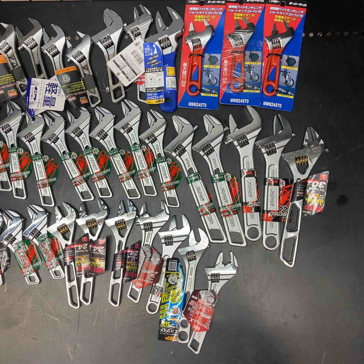 ▼モンキーレンチ50個まとめ売り 格安☆ ロブスター スーパーツール TOP サイズ 複数 軽量 薄型 ショート 様々【川越店】