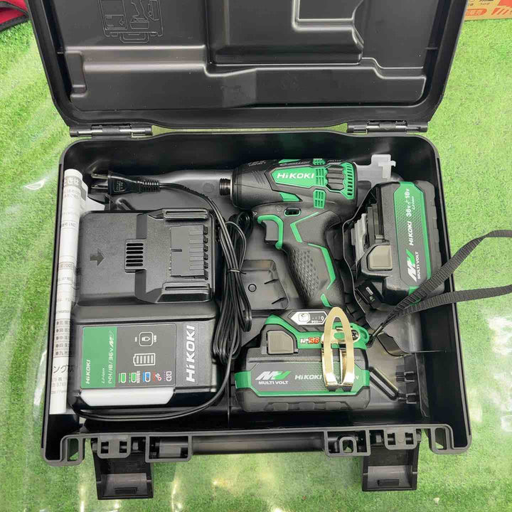 ◇HiKOKI(ハイコーキ) 14.4V 18V共用 コードレス静音インパクトドライバ 充電式 新型マルチボルト蓄電池2個・充電器・ケース付 WHP18DBL(2LXPKZ)【町田店】