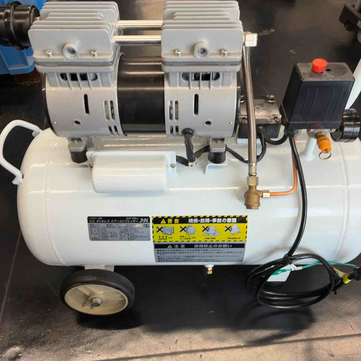 【中古品】 高儀 (TAKAGI) 静音オイルレスコンプレッサー ACP-39SLA 【藤沢店】