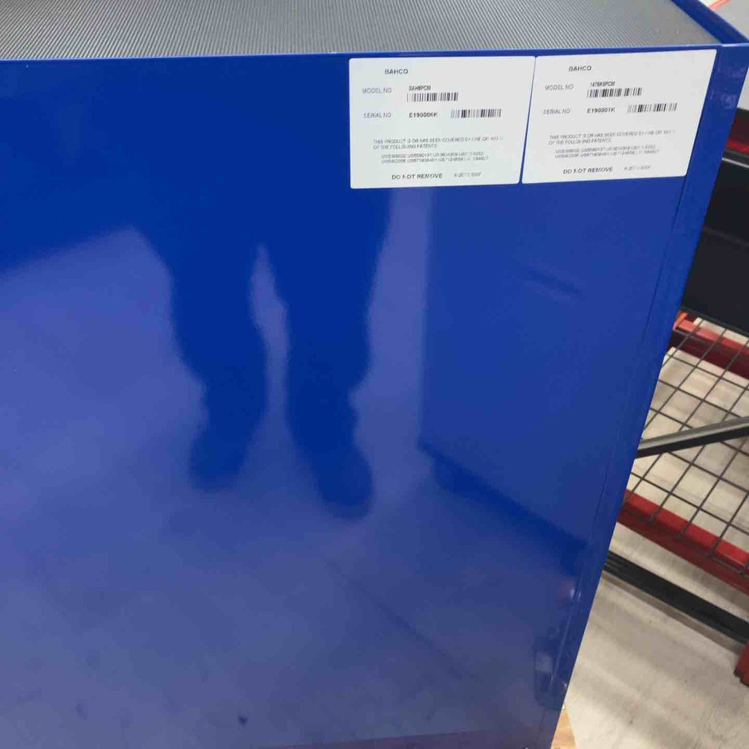 【店頭受取り限定】BAHCO(バーコ) 8段引き出し ロールキャブ ブルー K1475K8PCM スナップオンツールズ【川越店】