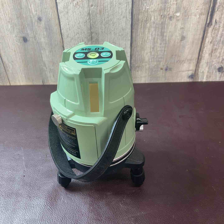 【中古美品】 山真/ヤマシン(YAMASHIN) グリーンレーザー墨出し器 MS-03 【東大和店】